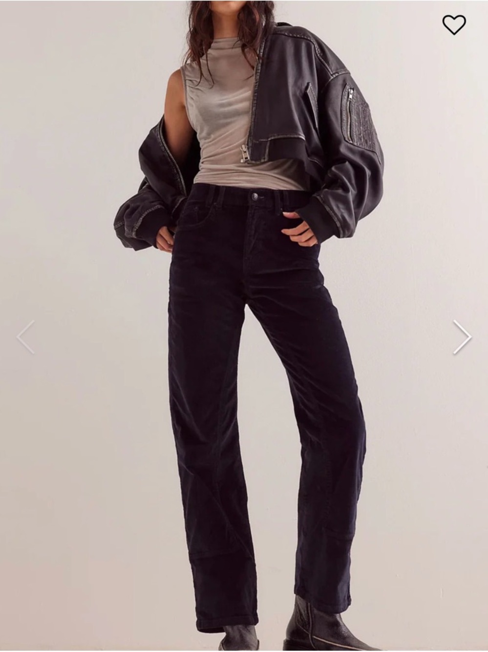 We The Free Corduroy Pants Black Size 25